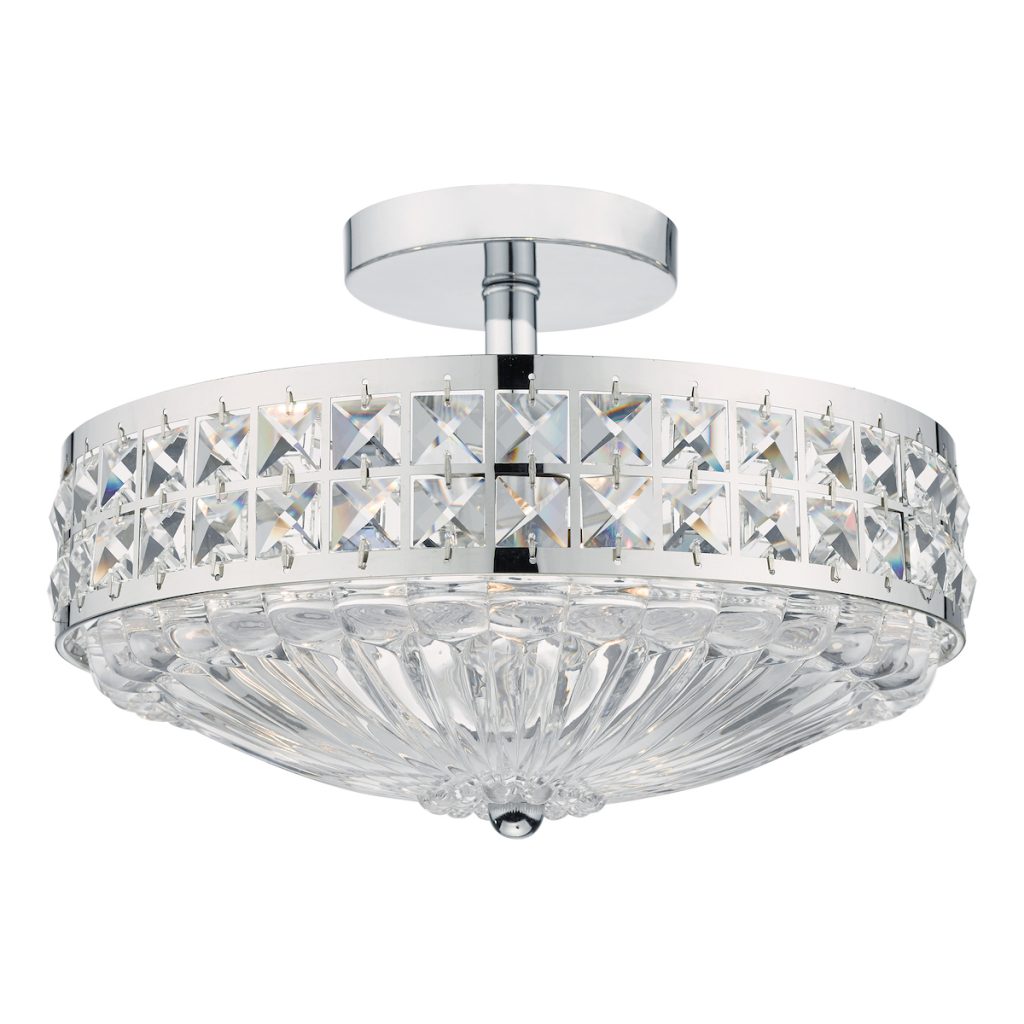 Solos 3 light Semi Flush Chrome