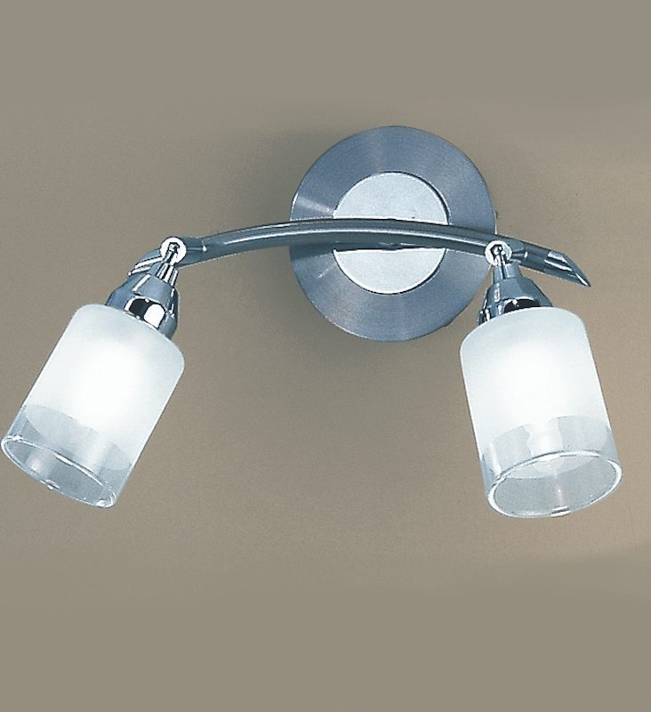 4740022 Comapny Twin Spotlight Satin Nickel