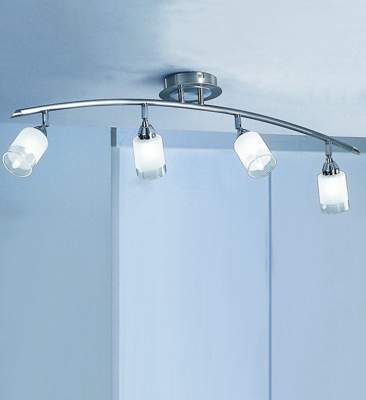 4740024 Company 4 light Ceiling Light Satin Nickel