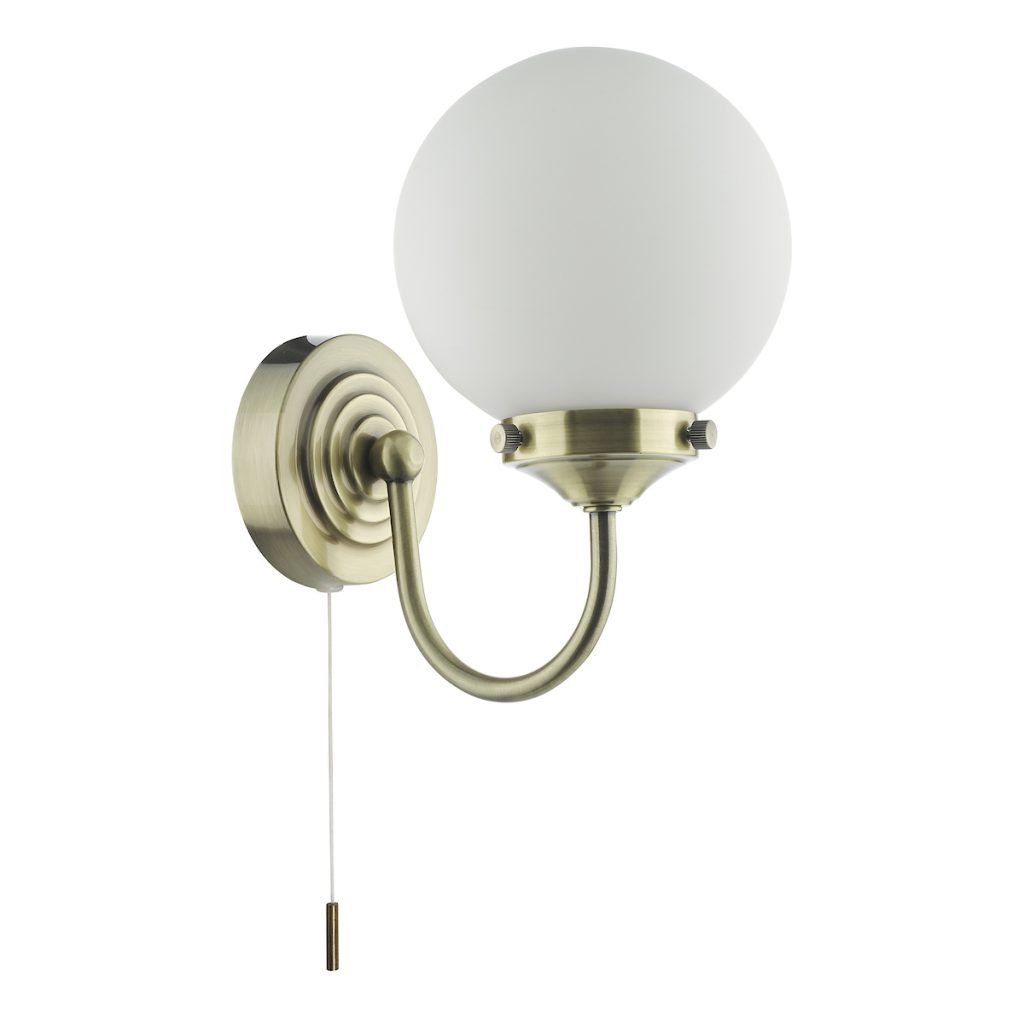 round bathroom wall light