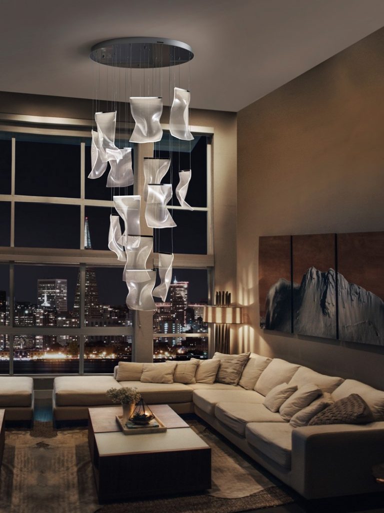 LED Ceiling Pendant | Drape Spiral Ceiling Pendant