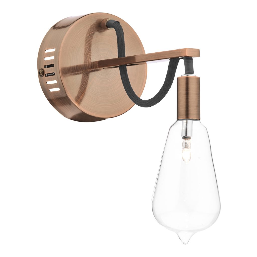 Cross Vintage wall light Antique Copper