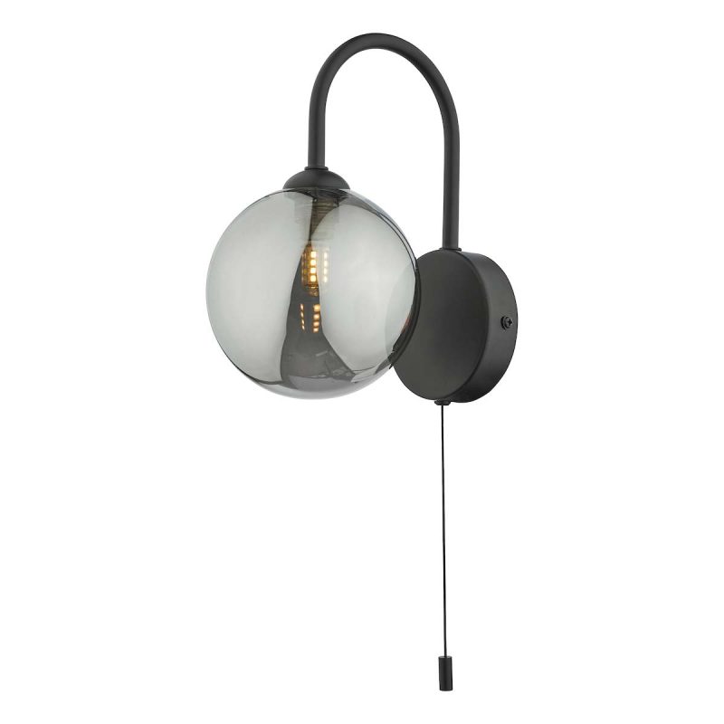 Sienne single Wall Light Matt Black