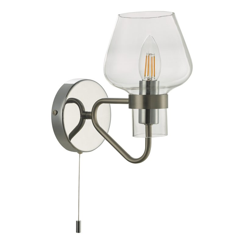 Kim Wall light Satin Chrome