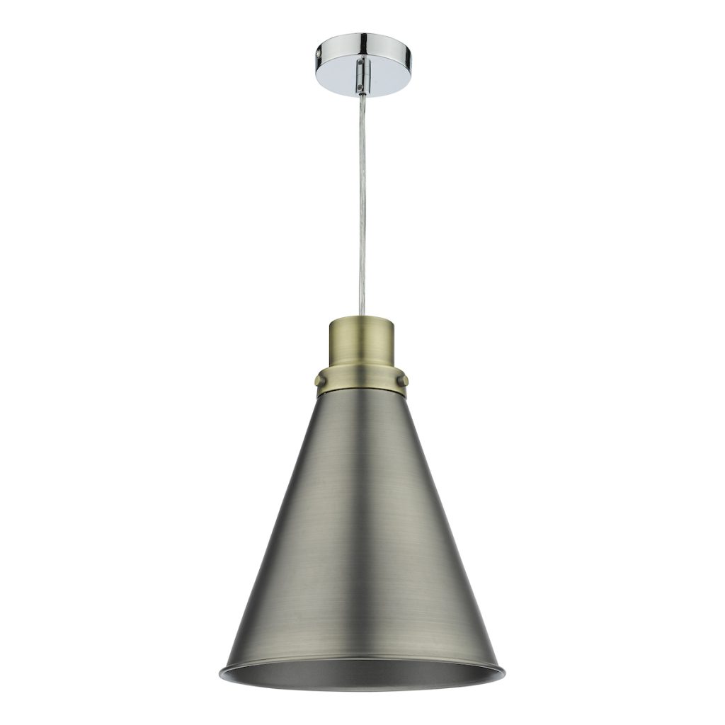 Cone Easy Fit Pendant Antique Chrome