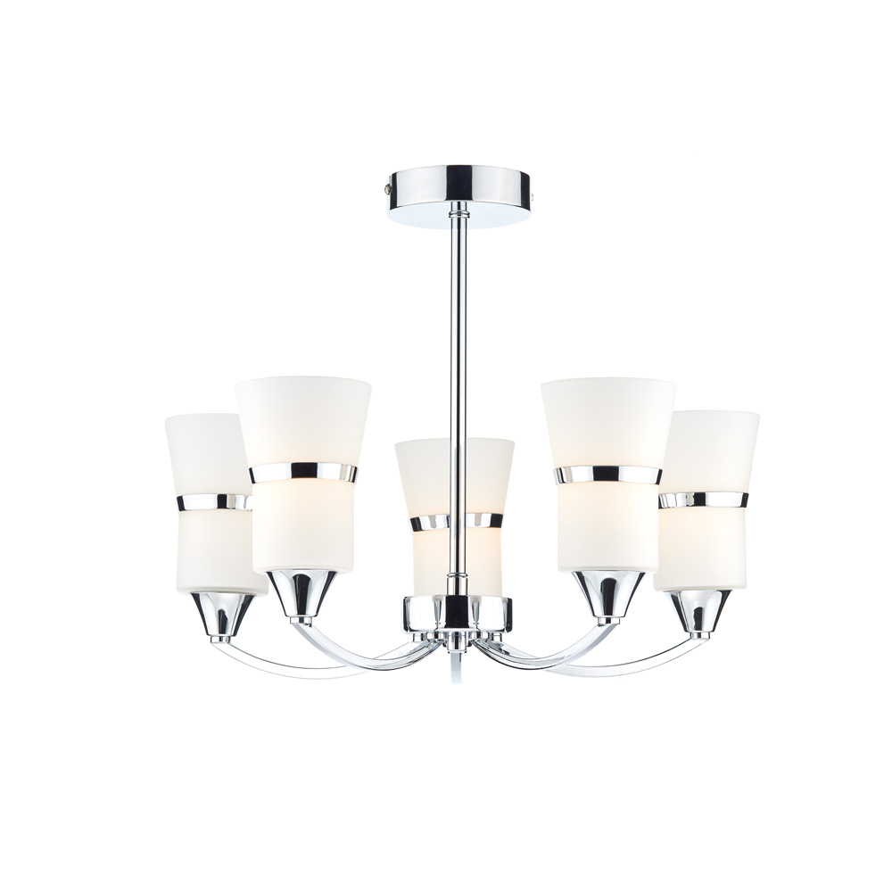 LED Ceiling Light | 5Lt LED Light Chrome