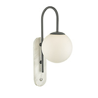 Quedo Wall Light Grey and White