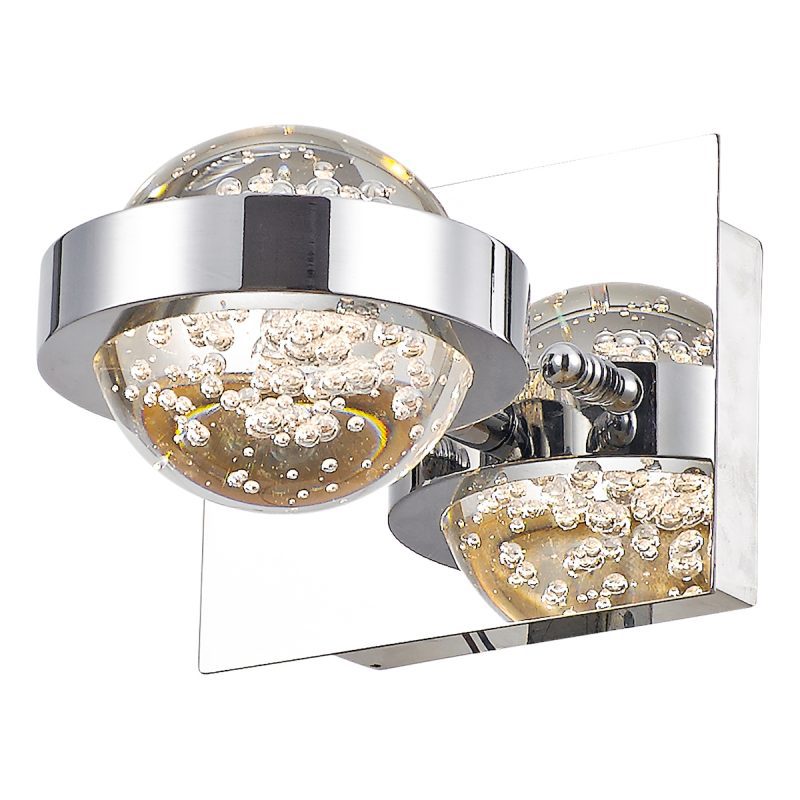 Villey LED Wall Light Polished Chrome