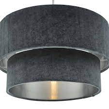 Dar SUV8661 Suvan Easy Fit Tired Velvet Dark Grey shade With Silver lining - Image 2