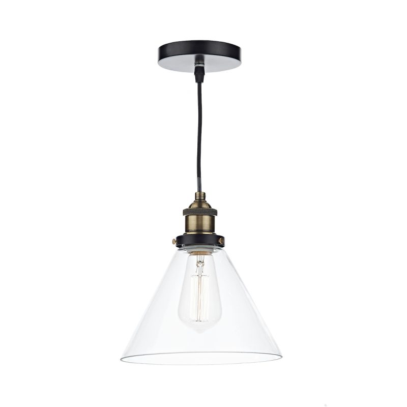 DYAR100175 Yard single pendant Antique Brass