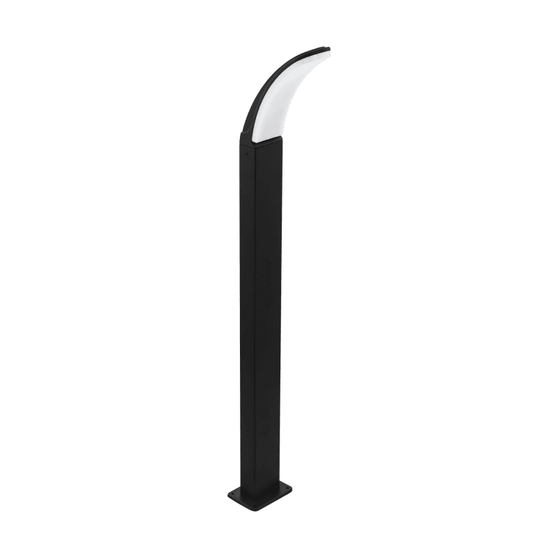 4198152 Curve Bollard Large Black