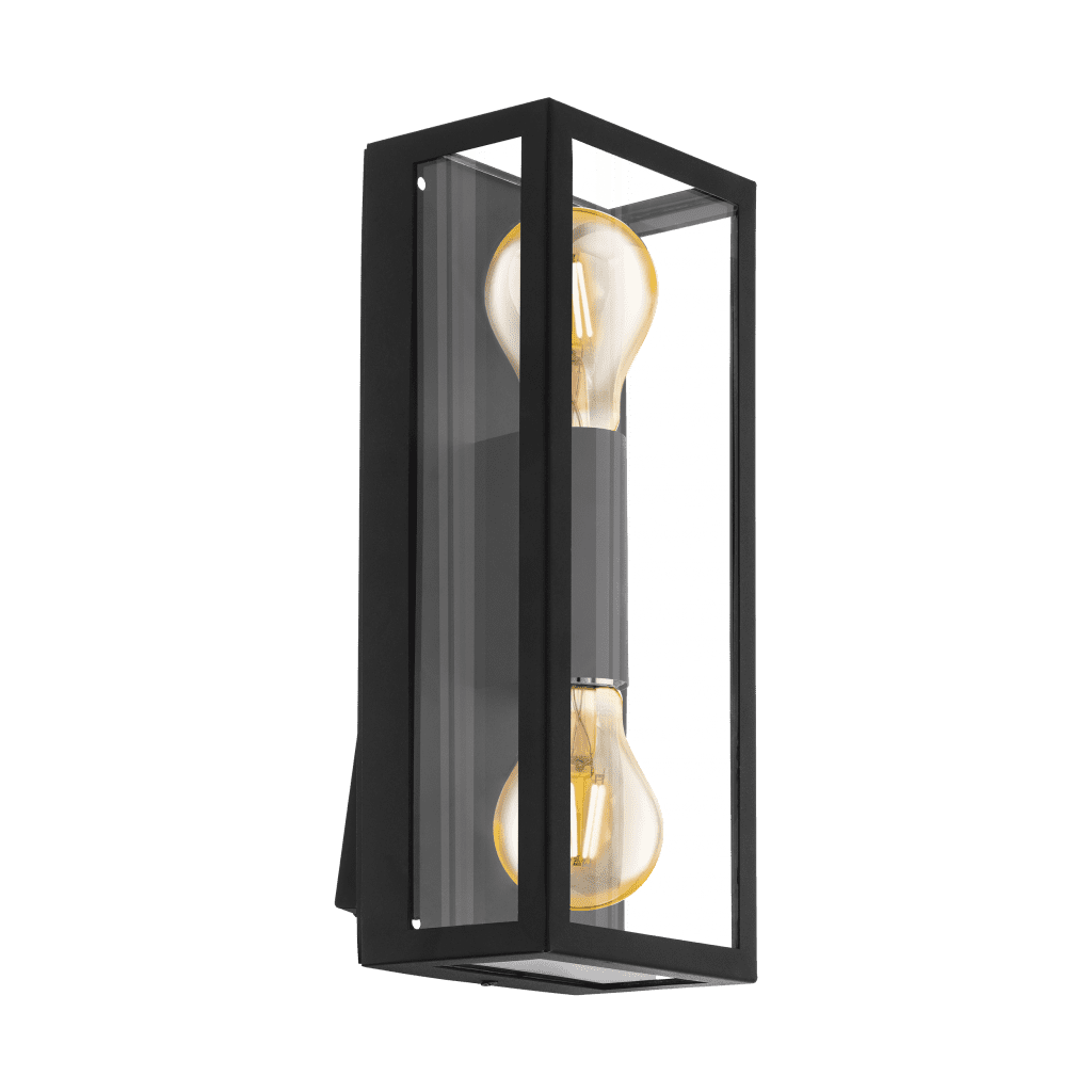 Oblong Wall light Black