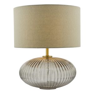 Dar Edmond table lamp with shade