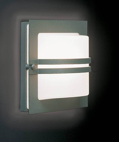 BER-B-F Black Outdoor Wall Light