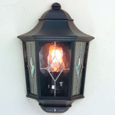 NR7/2 Norfolk Black Half Lantern