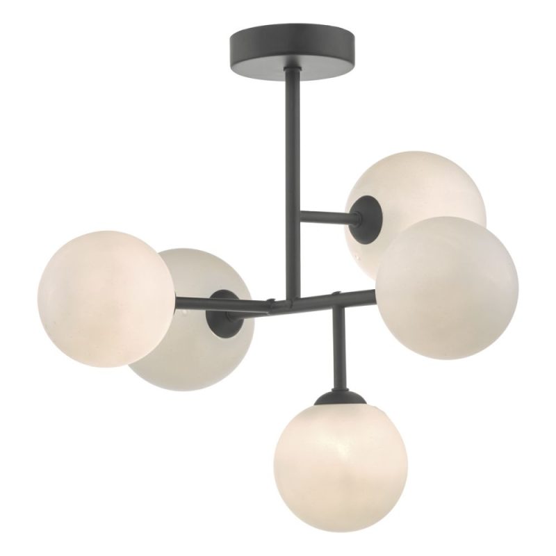 DAR EUA5422 Euan 5lt Semi Flush Black
