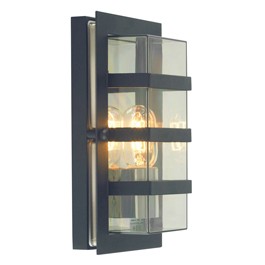 BOD-B-C Black Bulkhead with clear lens