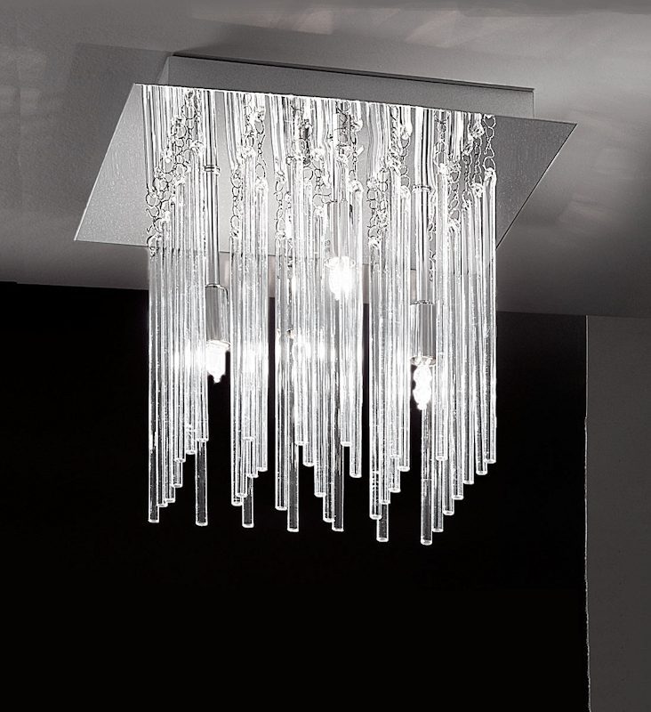 Franklite FL2093/4 Carillon square 4 light Ceiling Light