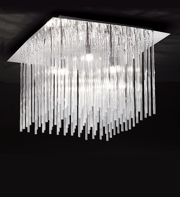 Franklite FL2093/8 Carillon square 8 light Ceiling Light