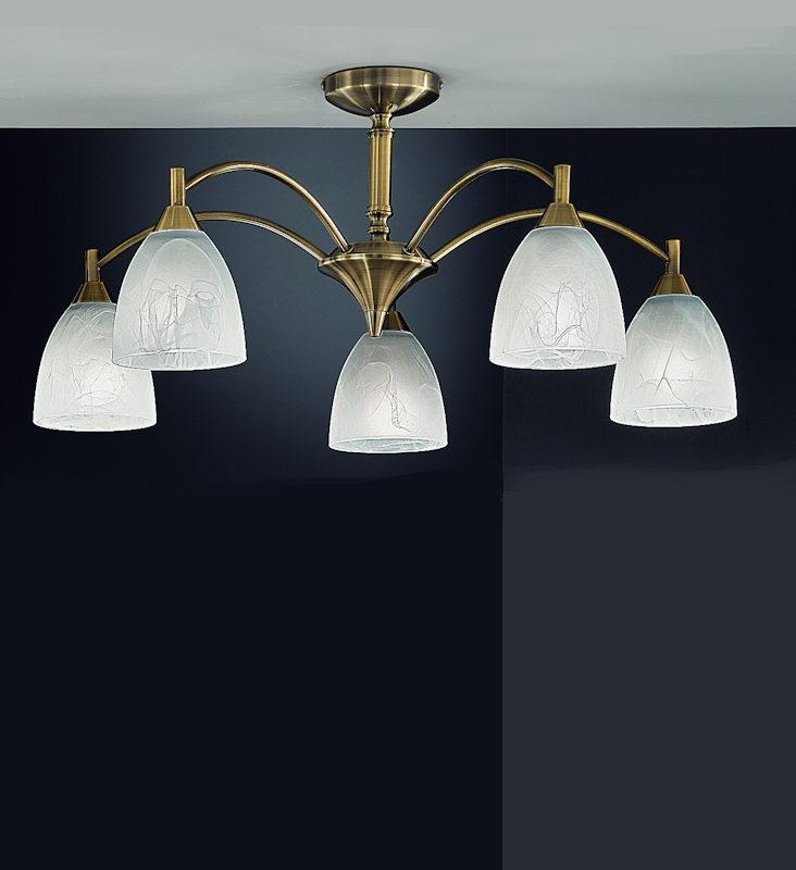 4121055 Gemma 5 light Bronze Ceiling Light