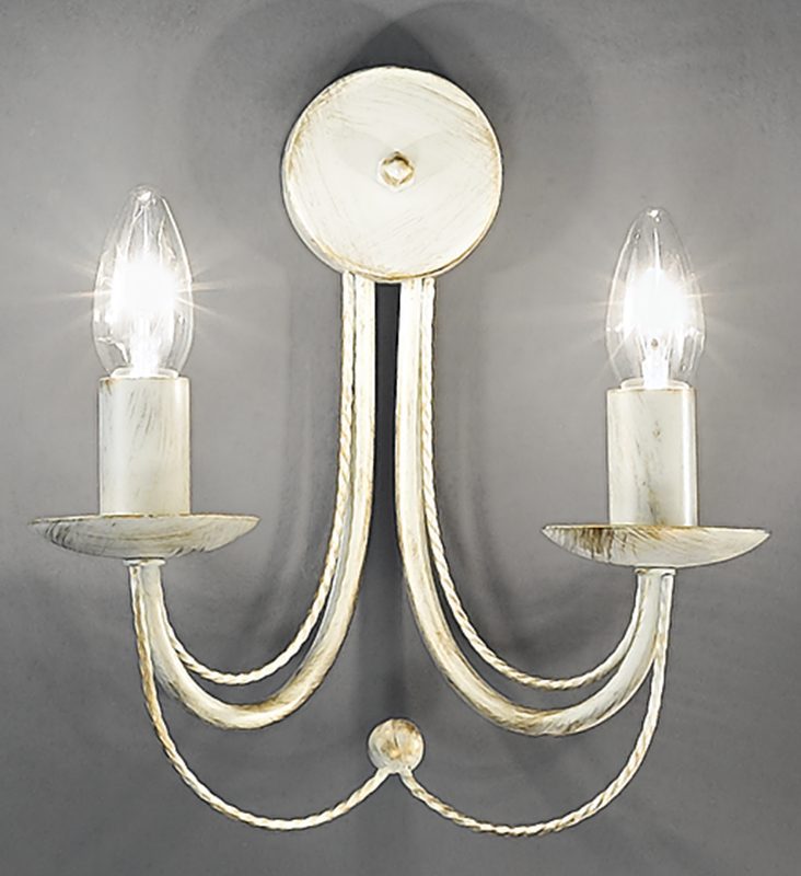 4121722 Filly Twin wall light cream