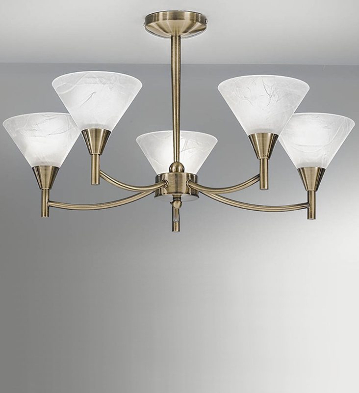 4122515 Respect 5 light Ceiling Light Bronze