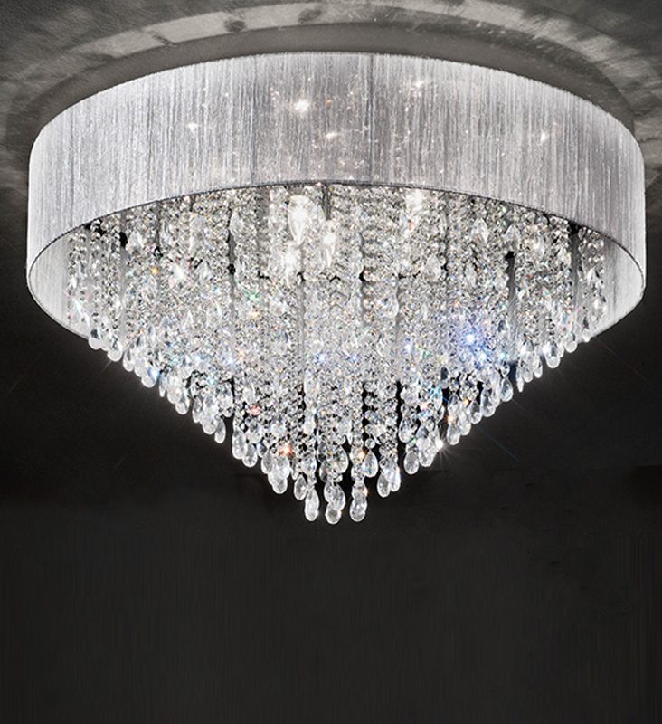 Franklite FL2281/10 Royale 10 Light Crystal Ceiling Light