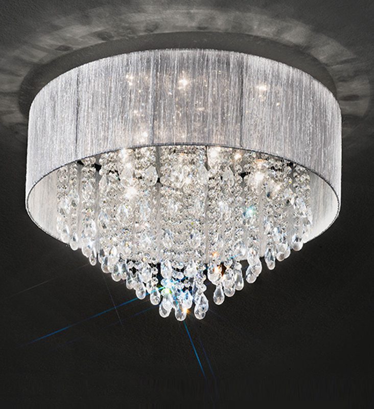 Franklite FL2281/7 Royale 7 Light Crystal Ceiling Light