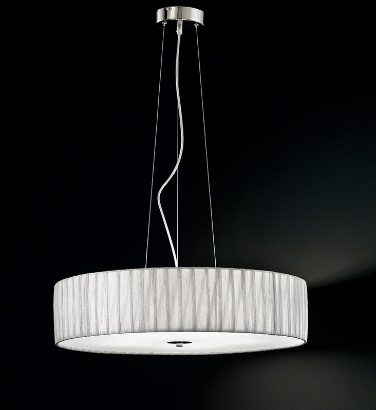 FL2284/5 Lucera Satin Nickel 5 Light Pendant