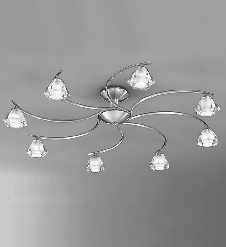 Satin Nickel Ceiling Light | Ceiling Light Satin Nickel
