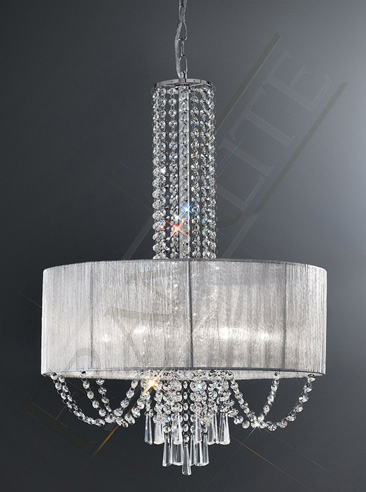 Franklite FL2304/6 Empress 6 Light Crystal Ceiling Pendant