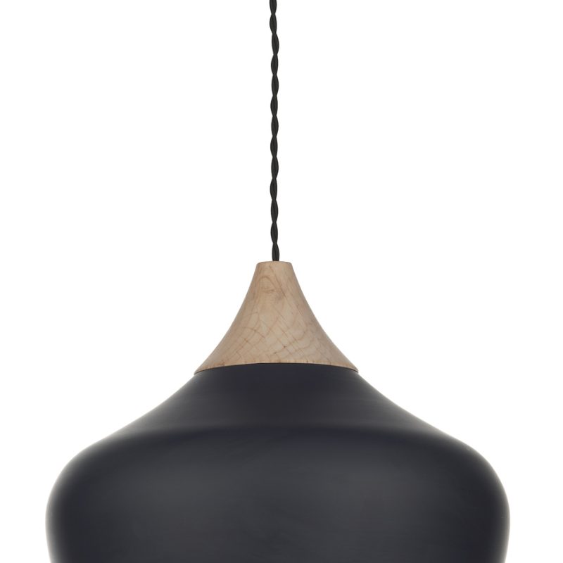 Single Pendant Matt Black