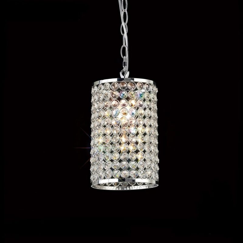 Diyas IL60002 Kudo Kudo Non-Electric Shade Chrome/Crystal