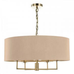 jamelia 5 light antique brass
