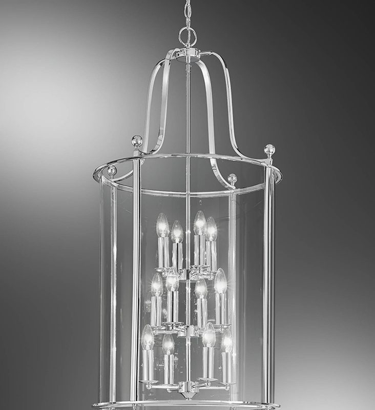 Franklite LA7000/12 Pasillo 12 Light Polished Chrome Lantern