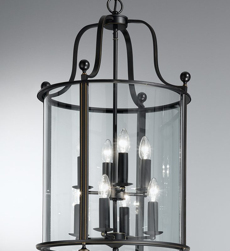 Franklite LA7001/8 Pasillo 8 Light Bronze Lantern
