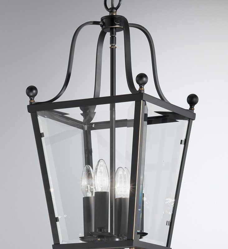 Franklite LA7004/4 Atrio 4 Light Bronze Lantern