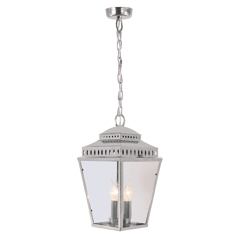 Townhouse Grande Chain Lantern Polished Nickel