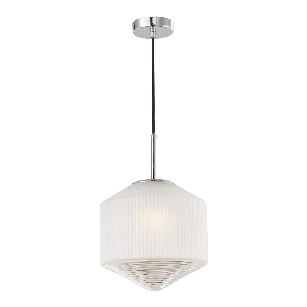 Art deco chrome Pendant