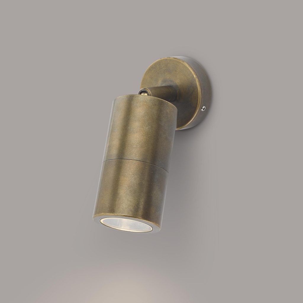 Rega Solid Brass Adjustable Wall Light