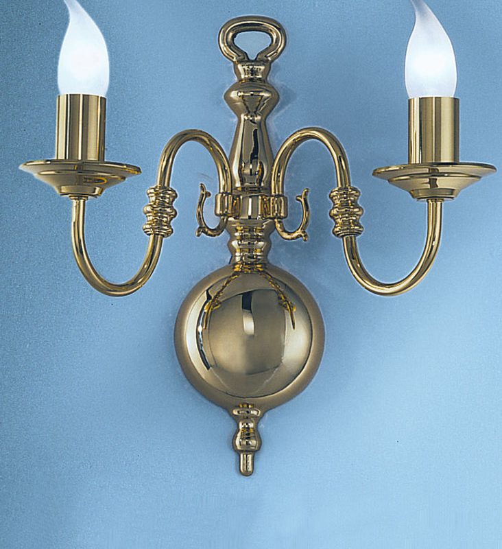 Franklite PE7922 Delft twin wall light