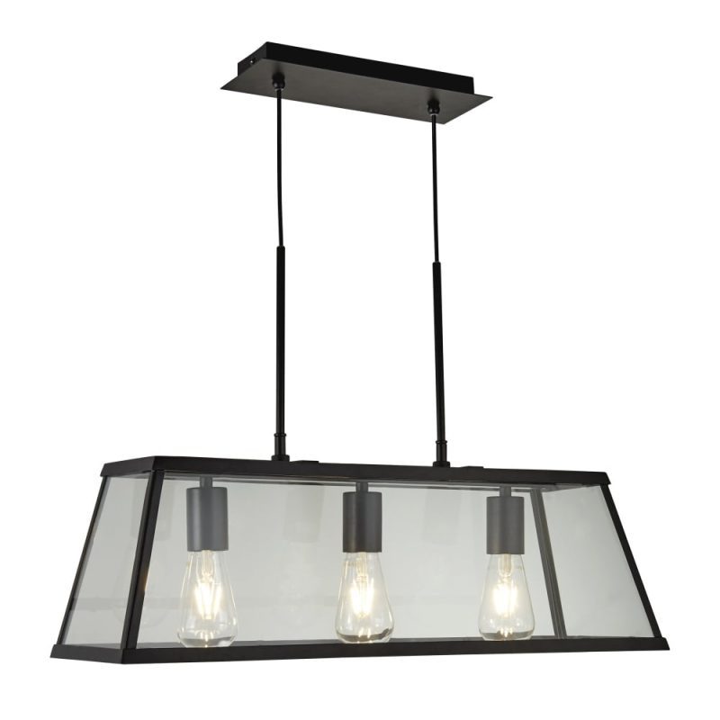 Triple Box lantern Black