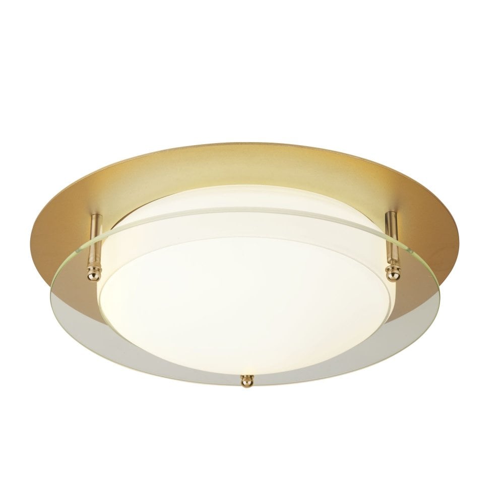 Gold IP 44 Bathroom Light 30cm