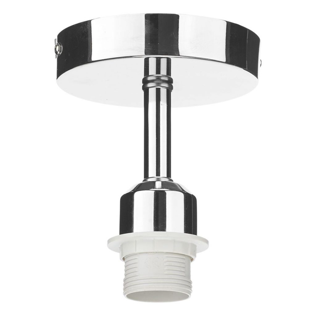 Semi-Flush Ceiling Rose Polished Chrome