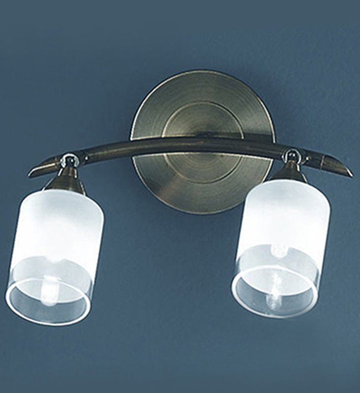 488772 Company Bronze Twin Spotlight