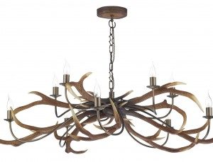 David Hunt STA2329 Stag 10 Light Ceiling Pendant