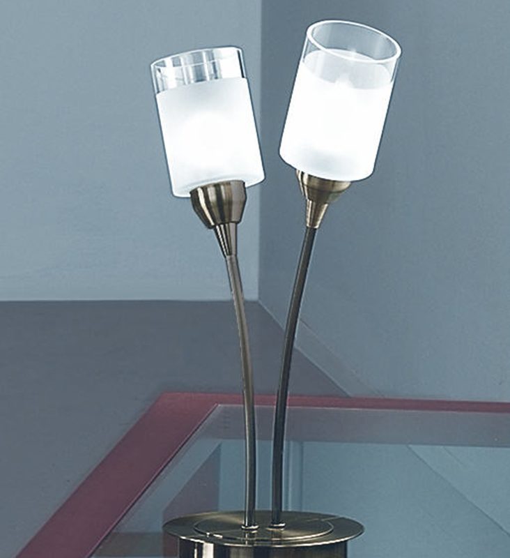 49791 Company 2 Light Bronze Table Lamp