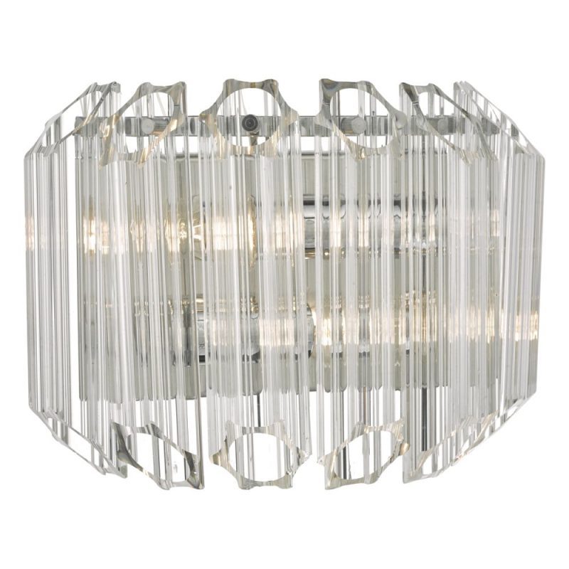 DAR TUV0908 2 Light Wall light Polished Chrome