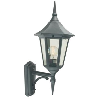 Vale Up Wall Lantern Black