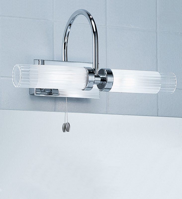 Franklite WB535 Bathroom Mirror light chrome switched